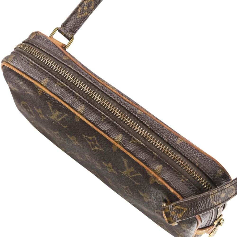 LOUIS VUITTON Authentic Brown Monogram Pochette Mini Bag - Picture 6 of 16